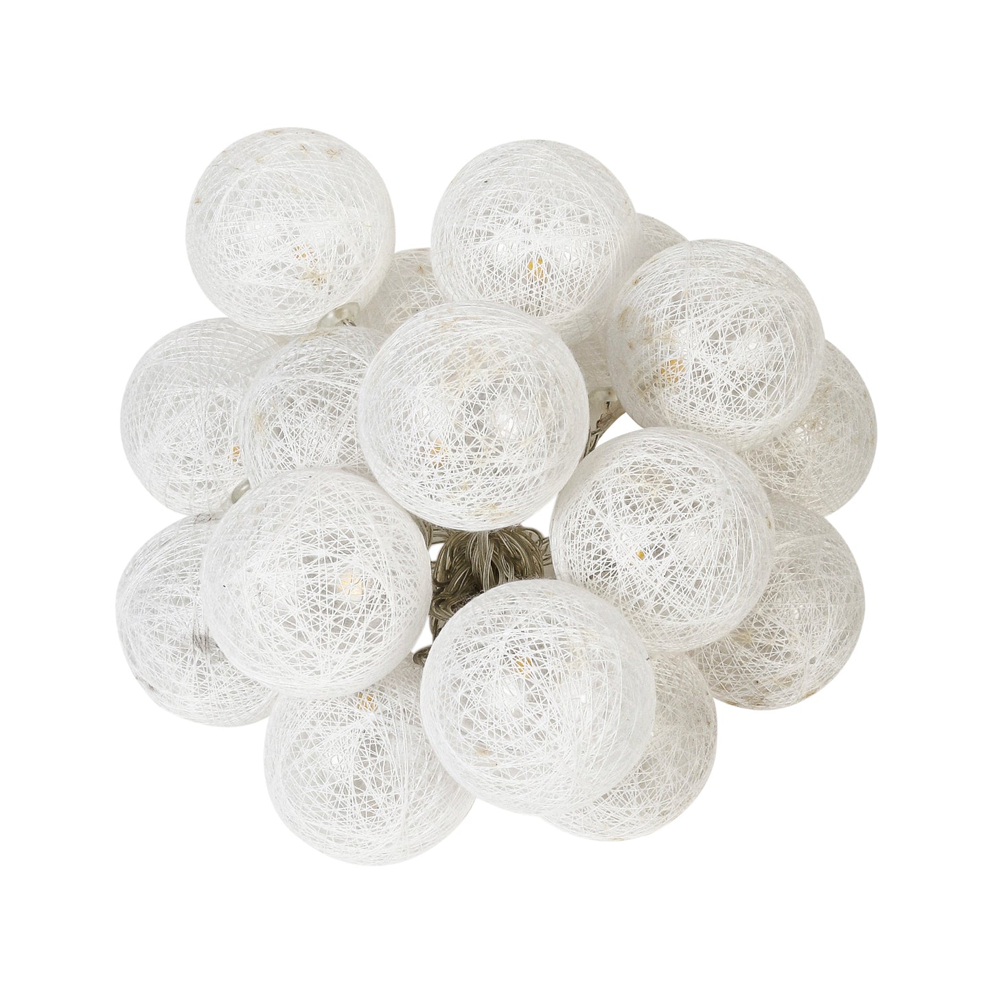 Lexton 16 Decorative Rattan Balls – Warm White Festival Lights
