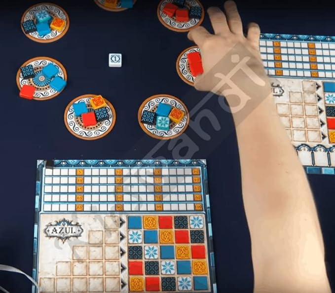 Azul Game, Strategy Tile Placement Board Game | Family Board Games for Adults and Kids - Ages 8 and up, 2 to 4 Players