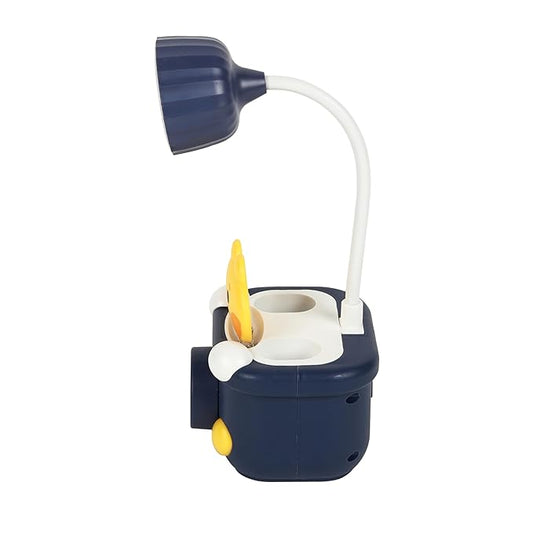 Lexton Camera Shaped LED Study Lamp | Kids Rechargeable Desk Light Blue