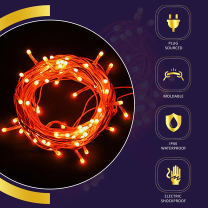 Lexton Lunar 75 LED Fairy String Lights – 12.5M