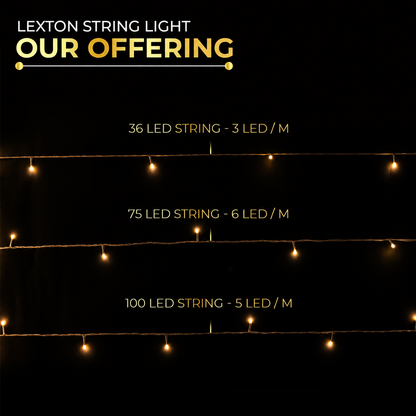 Lexton Lunar String Lights for Parties, Celebrations and Home Decor