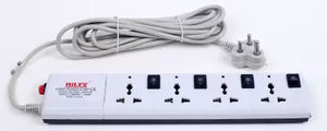 
                  
                    Hilex Multi Purpose 4 Socket 6A Switch light Indicator With Fuse (White)
                  
                