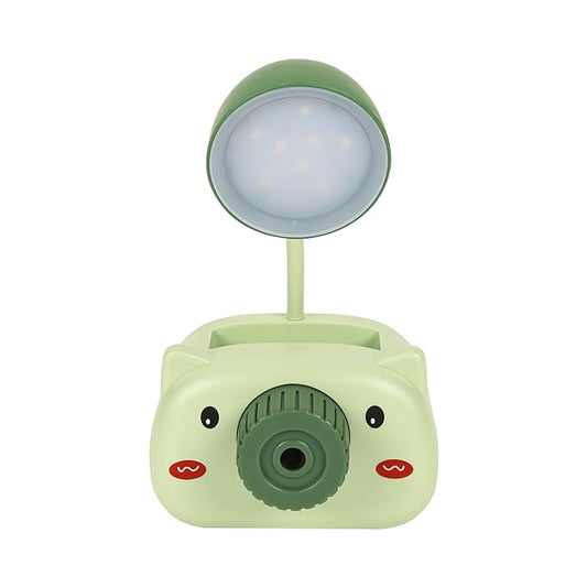 Lexton Camera Shaped LED Mini Study Lamp | Rechargeable Kids Desk Light Green