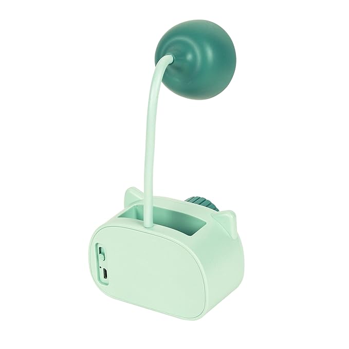 Lexton Piggy Shaped LED Mini Study Lamp | Rechargeable Kids Desk Light Blue