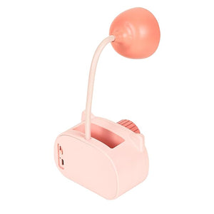 
                  
                    LED Camera Shaped Study Table Mini Lamp for Students | Rechargeable Desk Lamps with Pencil Cutting & Pen Barrel |USB Warm Light LED Children Study Lamp Toy | (Pink, Pack of 1)
                  
                