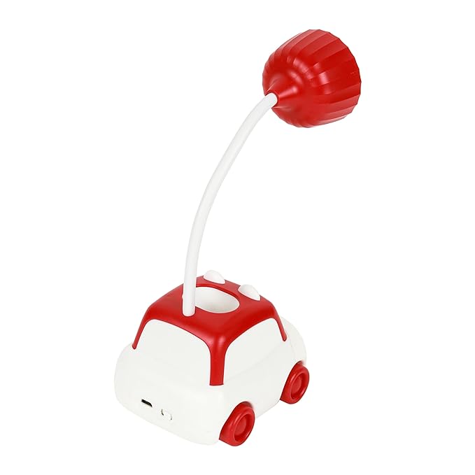 
                  
                    Lexton LED Car Shaped Study Table Lamp for Kids | 180 Degree Adjustable Desk Lamps for Study Room |USB Warm Light LED Children Study Table Lamp | (Red, Pack of 1)
                  
                