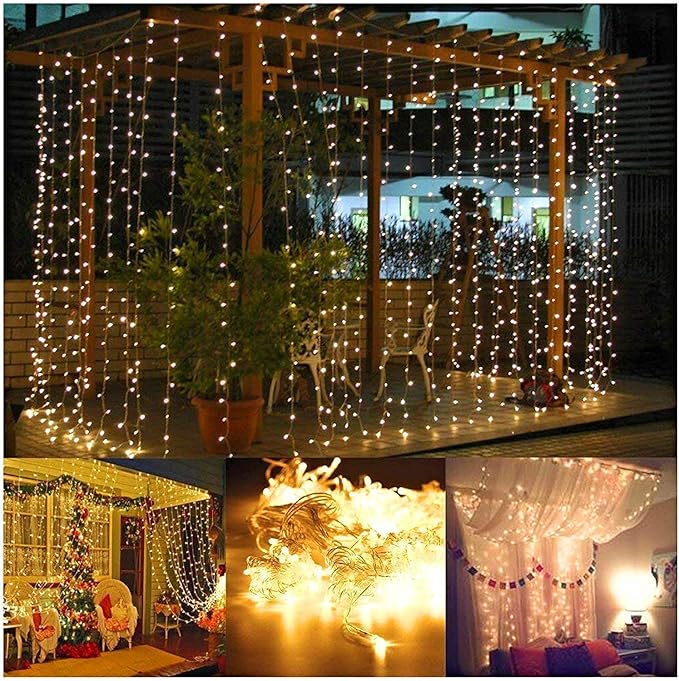 Lexton 40 LED Power Pixel Serial String/Fairy Light | Plug Sourced | Suitable for Home & Outdoor Decoration, Diwali, Christmas, Ramadan, Wedding, Party, Festival (Pack of 1,)