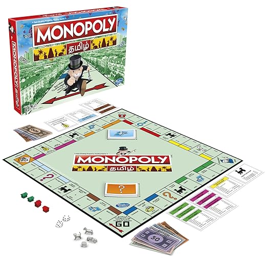 MONOPOLY Classic Board Game | Family & Kids Strategy Play Ages 8+