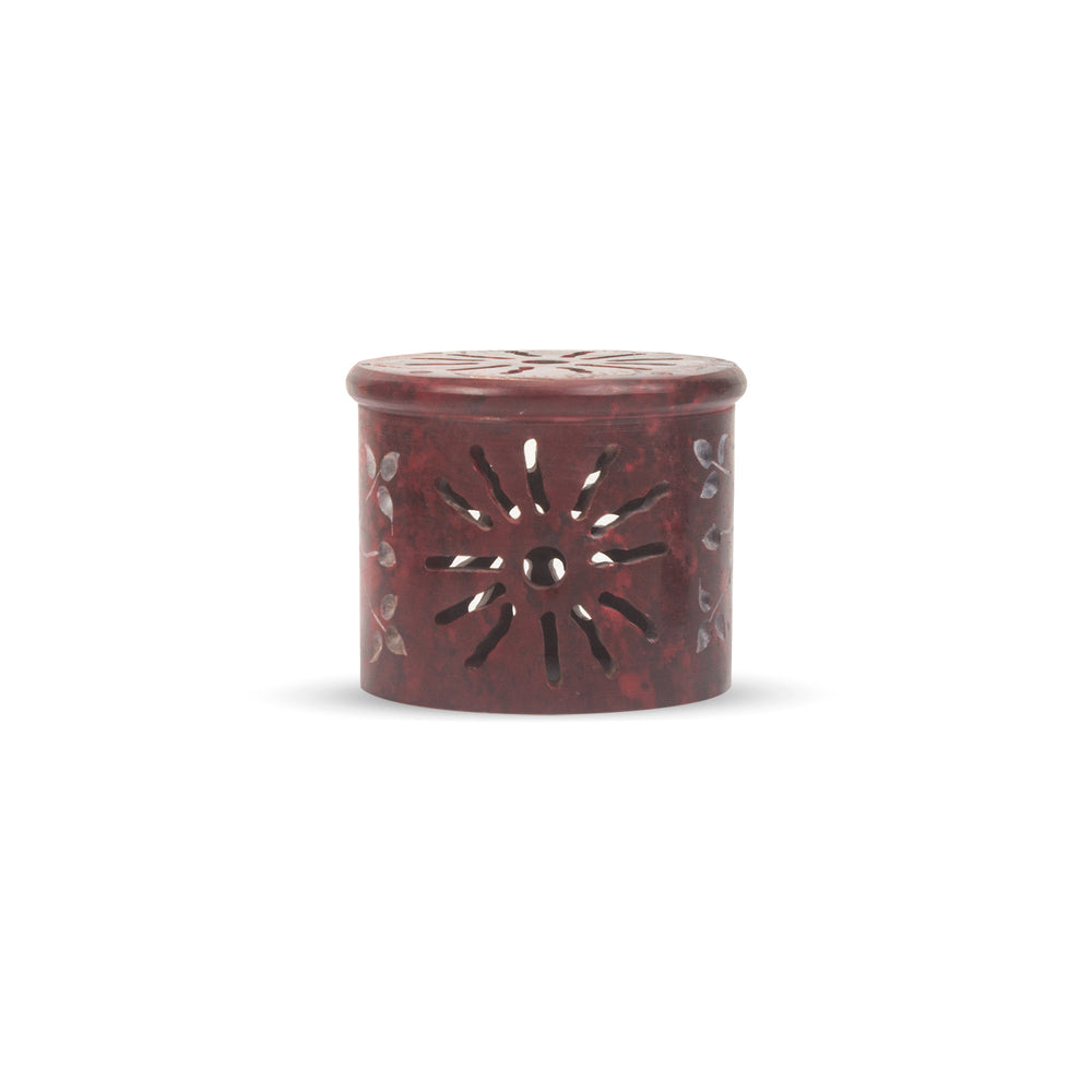 
                  
                    iCraft Soapstone Marble Handcrafted Bakhnoor Candle Aroma Diffuser | Tea Light Holder |Wax Burner - Perfect for Gifting & Home Décor (Maroon)
                  
                