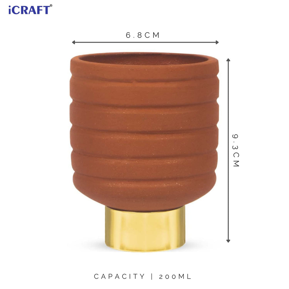 
                  
                    iCraft Terracotta Sandhi Handcrafted Chai kulhad
                  
                