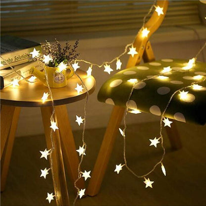 Lexton 3 Meter 20 LED Star String Light Cool White