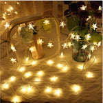 Lexton 3 Meter 20 Led Star String Lights Plug Sourced (Cool Daylight, Pack of 1)