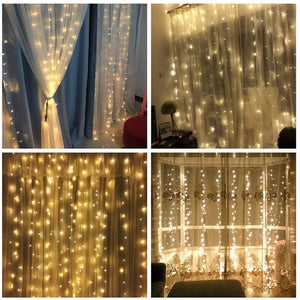 
                  
                    Lexton 190 Led 9.8 Feet Curtain Lights Icicle Lights Fairy String Lights with 8 Modes for Decoration (Warm White, 1) Standard
                  
                