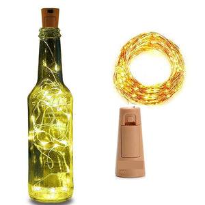 
                  
                    Lexton 20 LED Wine Bottle Cork Lights Copper Wire String Lights, 2M/7.2FT Battery Operated DIY (Warm White, Pack of 2)
                  
                