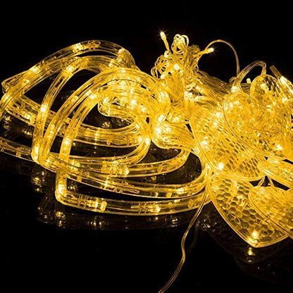 "Lexton Heart String Lights – 12 Hearts Warm White Decoration"