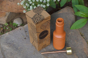 
                  
                    Sandhi Terracotta Bottle with copper rod 
                  
                